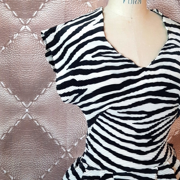 Nan-made Zebra Print Dress - Picture 4 of 11